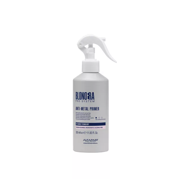 Alfaparf Milano Blondera Anty-Metal Primer, baza przygotowująca włosy przed zabiegami, 350ml