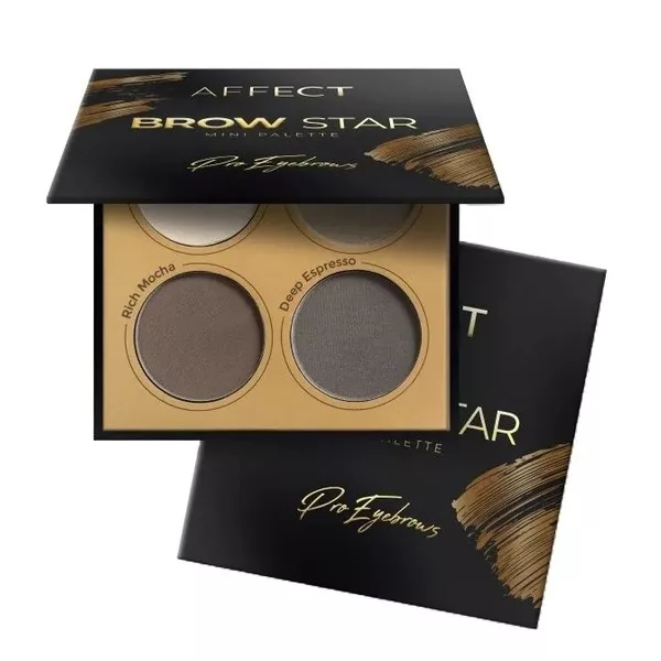 Affect Mini, paleta cieni do oczu, Brow Star