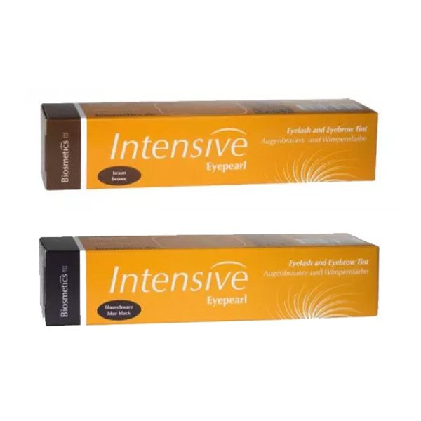Intensive Eyepearl, zestaw henna: głęboka czerń + brąz, 2x20ml