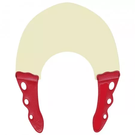 Y.S. Park, kołnierz fryzjerski do strzyżenia, neck fitter, 0,3mm, beżowo-czerwony