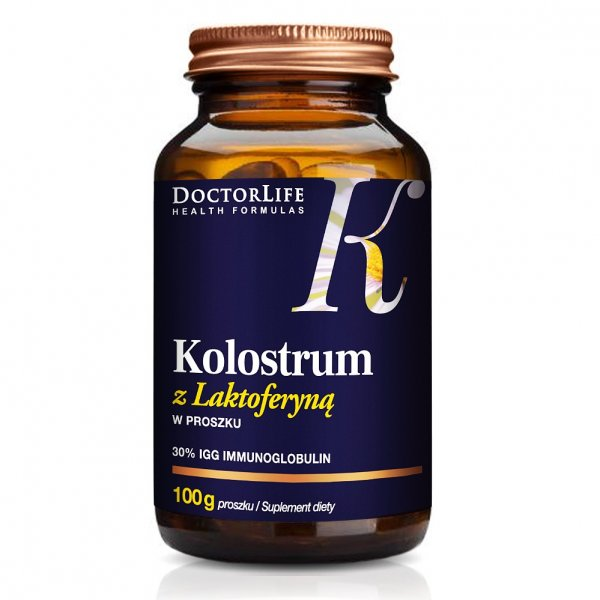 Doctor Life Kolostrum z Laktoferyną suplement diety 100g
