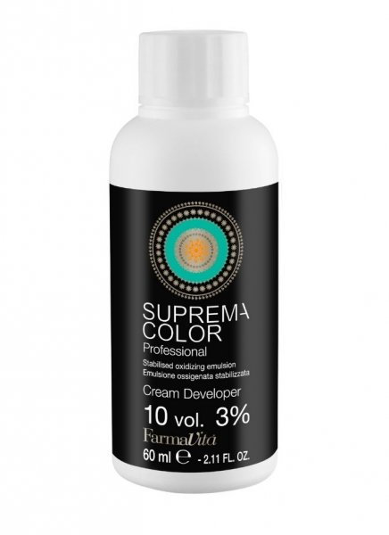 Farmavita Suprema Color CR. Developer, oksydant, krem rozjaśniający, 10 vol. 3%, 60ml