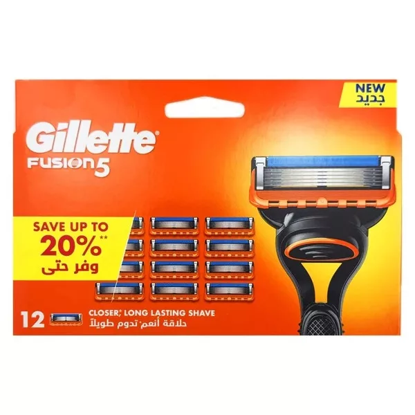 Gillette Fusion5 wymienne ostrza do maszynki do golenia 12szt.