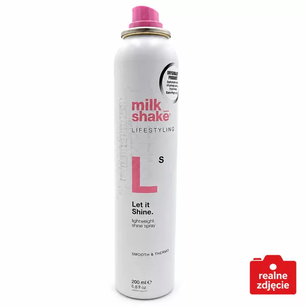Milk Shake Lifestyling Let It Shine, spray nabłyszczający do włosów, 200ml - brak zamknięcia, zarysowania