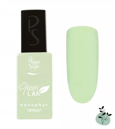 Peggy Sage Green Lak, lakier do paznokci utwardzany lampą UV/LED, 10ml, nenuphar