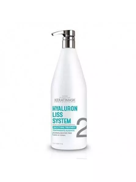 Placenta Life Keratimask Hyaluron Liss Smoothing Treatment, serum głęboko wygładzające włosy, 1000ml