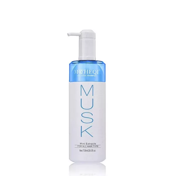 Mocheqi Musk Ice Cool Shampoo, szampon chłodzący, 738ml