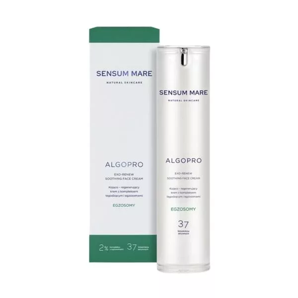 Sensum Mare Algopro kojąco-regenerujący krem z kompleksem łagodzącym i egzosomami 50ml