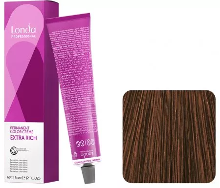 Londa Color Permanent, farba do włosów, 5/37, 60ml