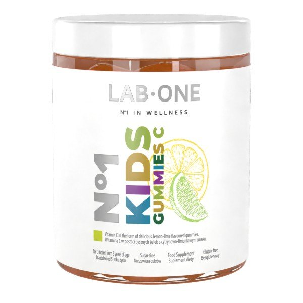 LAB ONE N°1 Kids Gummies C suplement diety o smaku cytrynowo-limonkowym 60 żelek