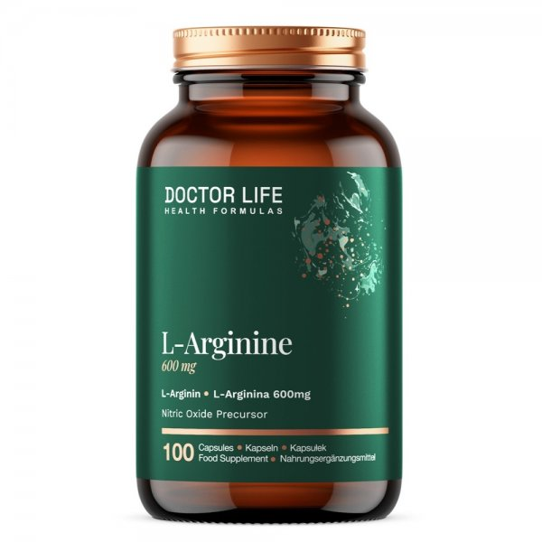 Doctor Life L-Arginine 600mg suplement diety 100 kapsułek