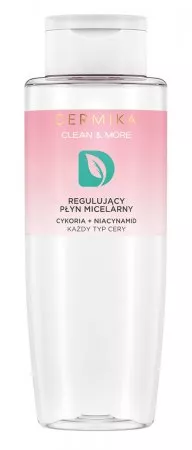 Dermika Clean&More, płyn micelarny do demakijażu cykoria + niacyniamid, 400ml