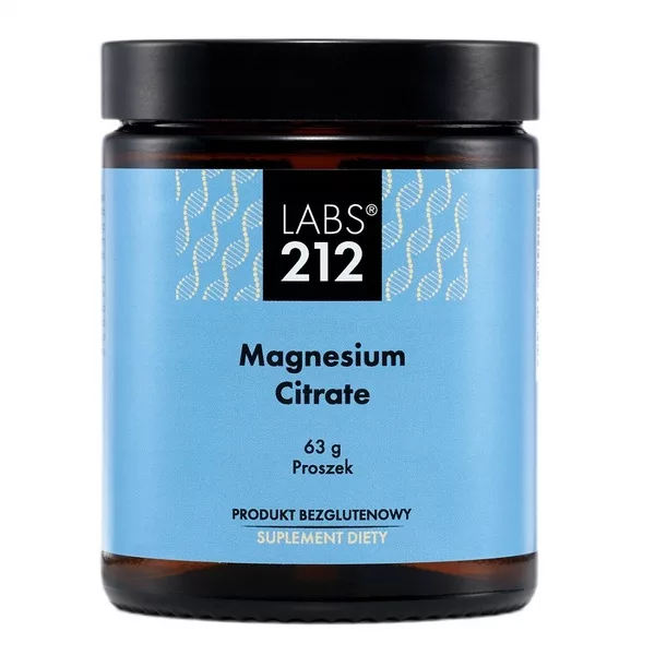 LABS212 Magnesium Citrate suplement diety w proszku 63g