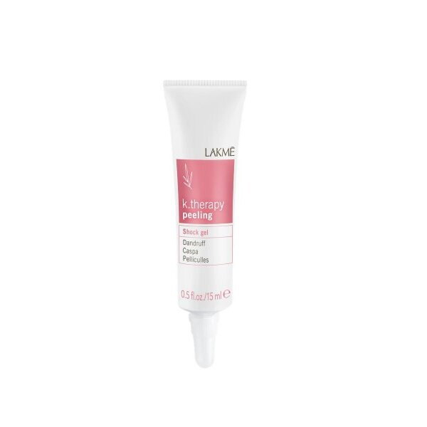 Lakme K.Therapy Peeling, kuracja przeciwłupieżowa, Shock Gel, 6x15ml