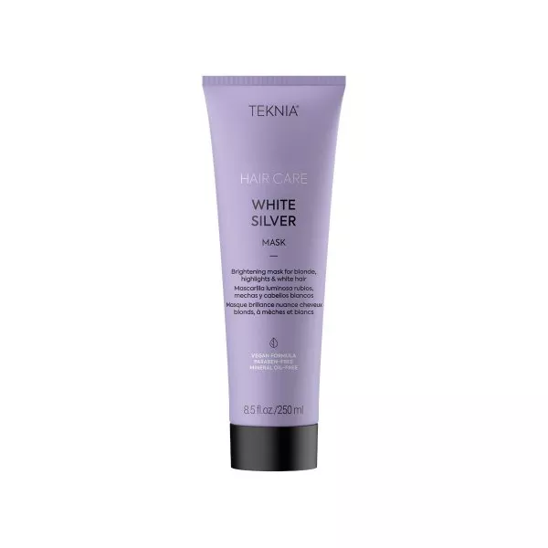 Lakme Teknia Silver, maska do włosów siwych i blond, 250ml