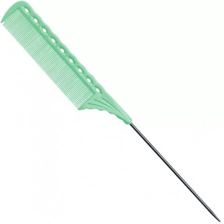 Y.S. Park, grzebień z metalowym szpikulcem, model 116, miętowy
