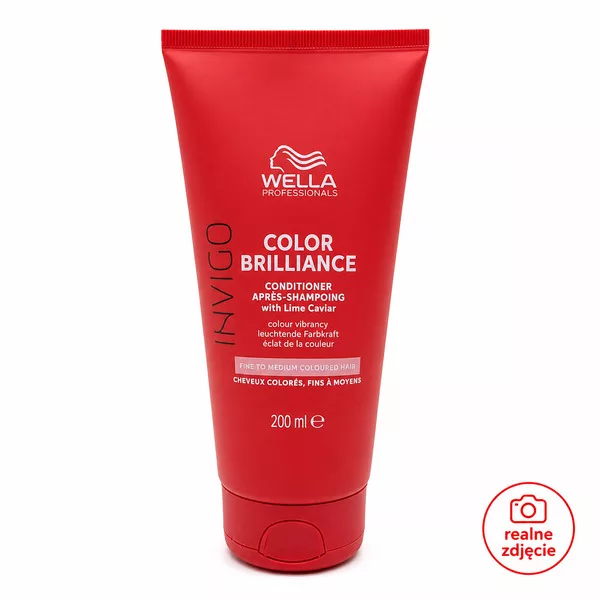 Wella INVIGO Color Brilliance, odżywka do włosów cienkich i normalnych, 200ml - uszkodzone zamknięcie