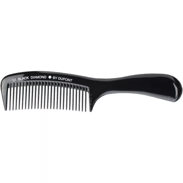 Efalock Black Diamond, grzebień z rączką, #37, ref. 14101271