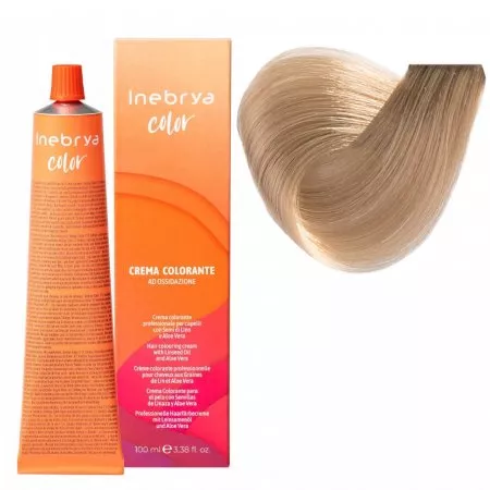 Inebrya Color, farba do włosów, koloryzacja trwała, 9/0, 100ml