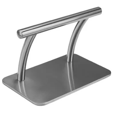 Podnóżek fryzjerski Ayala Mio, srebrny