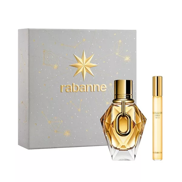 Paco Rabanne Million Gold For Her zestaw woda perfumowana spray 50ml + woda perfumowana spray 10ml (W)