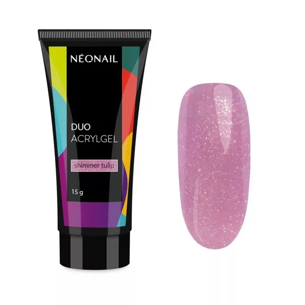 Neonail Duo Acrylgel, żel do paznokci, Shimmer Tulip, 15g