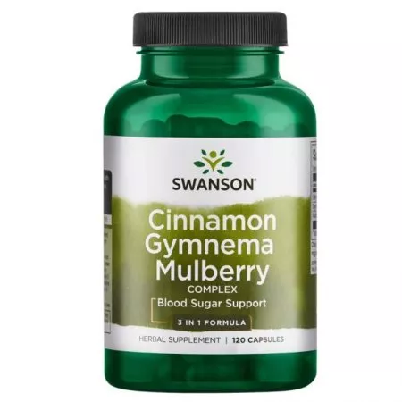 Swanson Kompleks Cynamonu, Gymnemy i Morwy 120 kaps