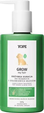 Yope Grow My Hair, odżywka-kuracja wzmacniająca przeciw wypadaniu włosów, 300ml