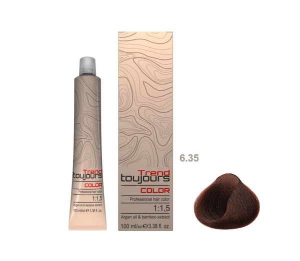 Trend Toujours Professional Color Care, farba do włosów, 6.35, 100ml