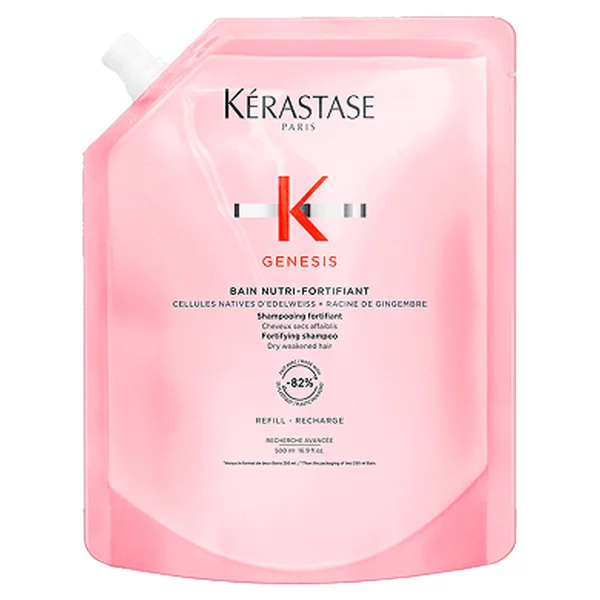 Kerastase Genesis, wzbogacona kąpiel, szampon przeciw utracie gęstości włosów, 500ml refill