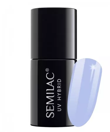 Semilac lakier hybrydowy, 7ml, 279 Light Violet