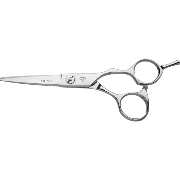 Aristo Cut Like a Diamond Gou, nożyczki fryzjerskie offsetowe 5.0", stal nierdzewna, ergonomiczne, regulacja napięcia