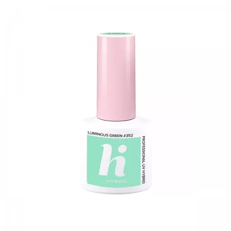 hi hybrid, lakier hybrydowy, 5ml, #352 Luminous Green