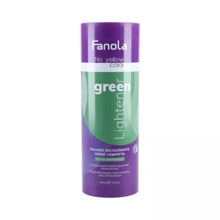 Fanola No Yellow, rozjaśniacz green, 450g