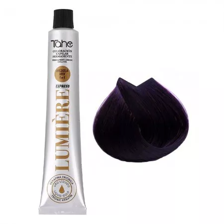 Tahe Lumiere Express, farba do włosów z keratyną i olejkiem arganowym, koloryzacja trwała, 5.76, 100ml