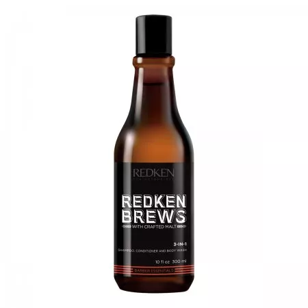 Redken Brews, szampon dla mężczyzn 3w1, 300ml