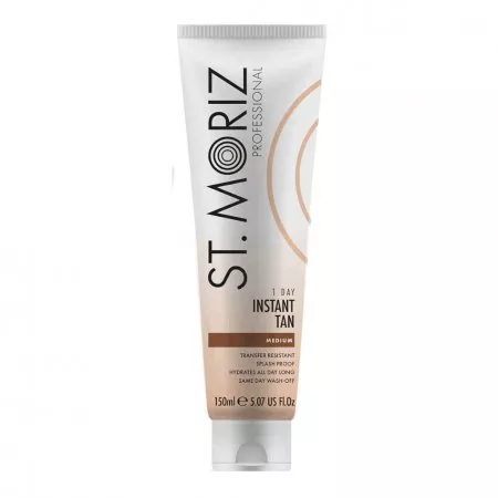 St.Moriz Professional 1 Day Instant Tan zmywalny bronzer do ciała Medium 150ml