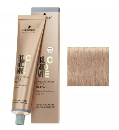 Schwarzkopf BlondMe Lift&Blend, krem rozjaśniający kryjący białe włosy, ice irise, 60ml