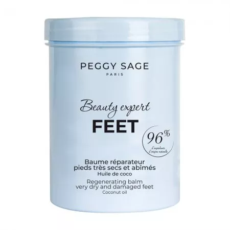 Peggy Sage, balsam regeneracyjny bardzo suche i uszkodzone stopy Olej kokosowy 270ml