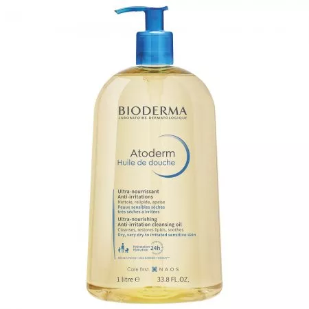 Bioderma Atoderm Huile De Douche nawilżający olejek do kąpieli i pod prysznic 1000ml