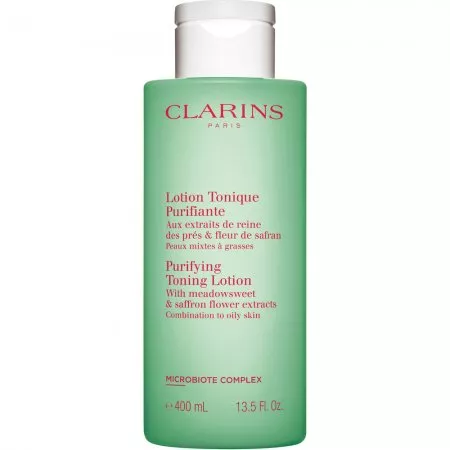 Clarins Purifying Toning Lotion tonik oczyszczający do skóry tłustej i mieszanej 400ml