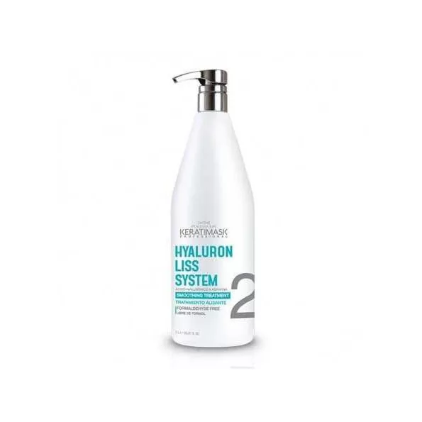 Placenta Life Keratimask Hyaluron Liss Smoothing Treatment, serum głęboko wygładzające włosy, 1000ml - data ważności (7.2026)