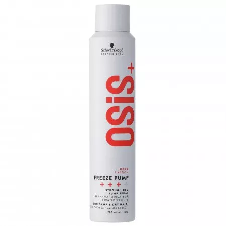 Schwarzkopf OSIS+ Freeze Pump, mocno utrwalający lakier w sprayu, 200ml