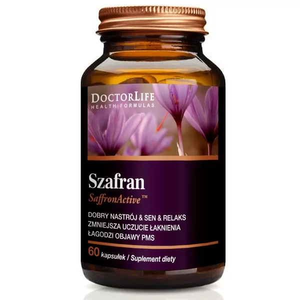 Doctor Life Szafran Safr'inside suplement diety 60 kapsułek
