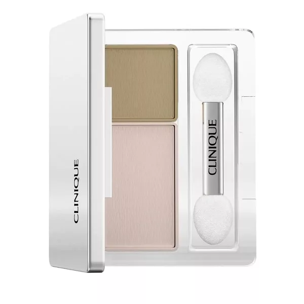 Clinique All About Shadow? Duo podwójny cień do powiek Seashell Pink/Fawn Satin 1.7g