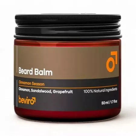 Beviro Beard, Cinnamon Season Beard Balm, balsam do brody, 50ml
