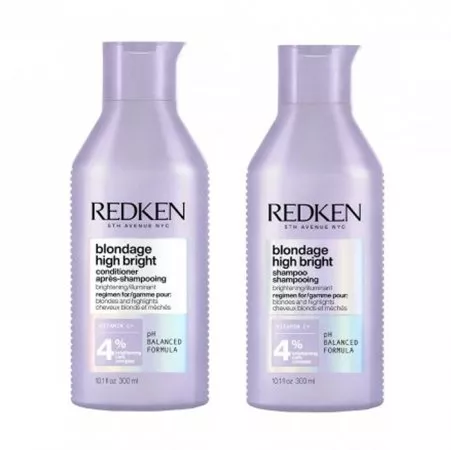 Redken Blondage, zestaw do pielęgnacji włosów blond, szampon + odżywka, 2x300ml