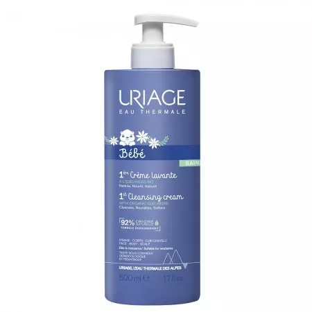 Uriage Bebe 1st Cleansing Cream pieniący się krem do kąpieli dla dzieci 500ml