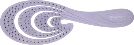 Efalock Greentools, naturalna szczotka do włosów, wykonana w 100% z recyklingu, fioletowo-zielona