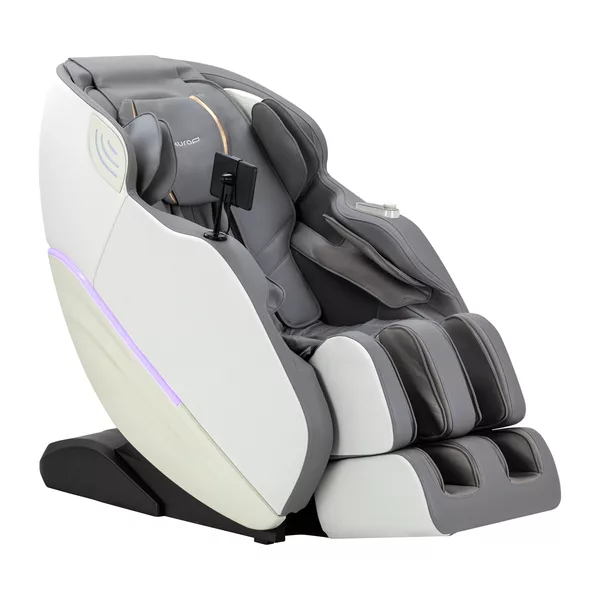 Fotel masujący Sakura Maximus 809 3D biało szary - dostępny w 48h